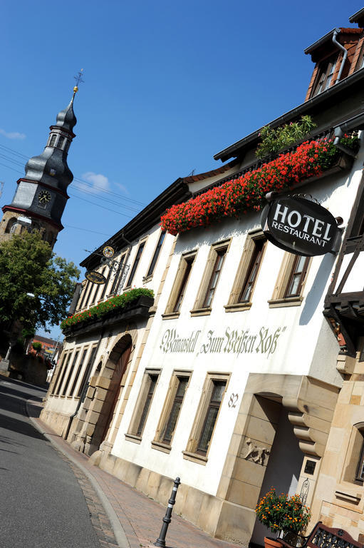 Weinkastell Zum Weissen Ross Hotel Kallstadt Exterior foto